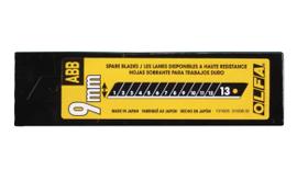 Lâminas de reposição OLFA ABB-50B Ultra-Sharp Black 9mm x50