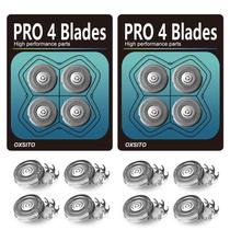 Lâminas de reposição OXSITO 8Pack Pro 4 Head para barbeador Pitbulls Lâminas de reposição OXSITO 8Pack Pro 4 Head para barbeador Pitbulls