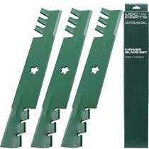 Lâminas de Reposição para Cortador de Grama UDC Parts 532173921 para Husqvarna 48 Polegadas 173921 YTH2348 GTH2548 YTH2148 2748GLS YTH2448 YTH2748 YTH1848XP Craftsman 532180054 180054 532173920/3 Unidades Gator Mulching