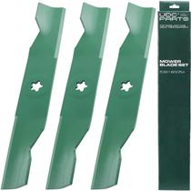 Lâminas de reposição UDC Parts 532180054 para cortador de grama, compatíveis com Husqvarna 48 polegadas YTH24V48 YTH24K48 YTH2348 YTA24V48 180054 Craftsman 575938201 Z4824 LOGTH2448T Poulan 588811002 / alto levantamento e mulching, kit com 3 Lâminas de reposição UDC Parts 532180054 para cortador de grama, compatíveis com Husqvarna 48 polegadas YTH24V48 YTH24K48 YTH2348 YTA24V48 180054 Craftsman 575938201 Z4824 LOGTH2448T Poulan 588811002 / alto levantamento e mulching, kit com 3