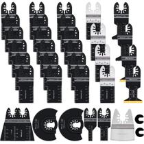 Lâminas de serra oscilantes Bionso 35 PCS para madeira e metal e plásticos Lâminas de serra oscilantes Bionso 35 PCS para madeira e metal e plásticos