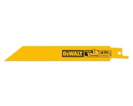 Lâminas de Serra Recíproca DEWALT DW4810 (4 Polegadas, 18 TPI) - Pacote com 5 Lâminas de Serra Recíproca DEWALT DW4810 (4 Polegadas, 18 TPI) - Pacote com 5
