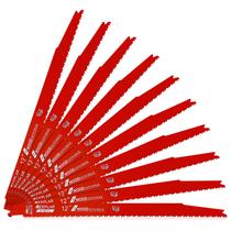 Lâminas de serra recíprocas REEPLAR 12 polegadas 6/12 TPI, pacote com 10