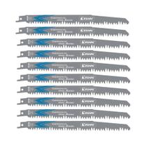 Lâminas De Serra Sabre Para Poda De Madeira 9 Polegadas (225mm) 5TPI, 10 Peças, Para Madeira E