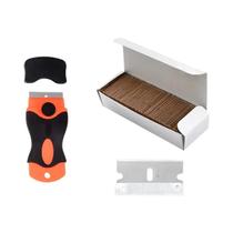Lâminas De Substituição De Aço Anti-riscos Para Raspador De Cola E Limpador De Vidros/Pinturas