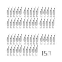 Lâminas De Substituição Para Faca De Esculpir Em Aço Inoxidável 50 100 150 300 PCS Para Reparos Em Lâminas De Substituição Para Faca De Esculpir Em Aço Inoxidável 50 100 150 300 PCS Para Reparos Em