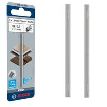 Lâminas Facas Bosch PRO para Plainas Jogo com 2 Lâminas 82mm x 5,5mm x 1,1mm 2 608 635 903