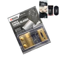 Lâminas Fade Dourada Para Maquina De Cortar Cabelo Wmark Kemei Cordless