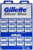 Lâminas Gillette Silver Blue 100 Unidades Lâminas Gillette Silver Blue 100 Unidades
