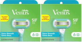 Lâminas Gillette Venus Extra Suave 12 Refil Lâminas Gillette Venus Extra Suave 12 Refil