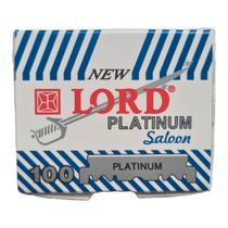 Lâminas Lord Platinum Saloon Single Edge Blades 100 Unidades