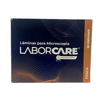 Lâminas Microscópio Fosco LaborCare 26x76mm 50 Unidades
