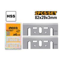 Lâminas p/ Plaina 82mm 2 peças INGCO Lâminas p/ Plaina 82mm 2 peças INGCO