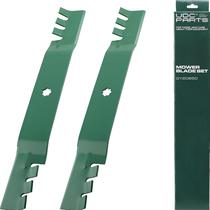 Lâminas para cortador de grama John Deere 42 polegadas UDC Parts GY20850, substituem D105 D130 D110 S100 GX22151 E130 Z225 E120 D100 D125 E110 LA125 LA115 LA105 AM141033, para trator cortador de grama / roçadeira / mulching, 2 unidades Lâminas para cortador de grama John Deere 42 polegadas UDC Parts GY20850, substituem D105 D130 D110 S100 GX22151 E130 Z225 E120 D100 D125 E110 LA125 LA115 LA105 AM141033, para trator cortador de grama / roçadeira / mulching, 2 unidades