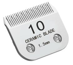 Lâminas para máquina de tosa para cães Docal 10 cerâmica corte de 1,5 mm Lâminas para máquina de tosa para cães Docal 10 cerâmica corte de 1,5 mm