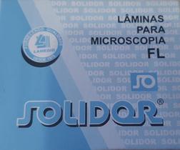 Lâminas para Microscopia Ponta Fosca com borda lapidada 25,4 mm x 76,2mm Solidor com 50un Lâminas para Microscopia Ponta Fosca com borda lapidada 25,4 mm x 76,2mm Solidor com 50un