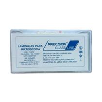 Lamínula de Vidro para Microscopia 100 UN - Precision Lamínula de Vidro para Microscopia 100 UN - Precision