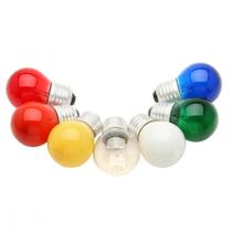 Lamp Bolinha Sadokin 15Wx127V Verm ./ Kit Com 10 Unidades