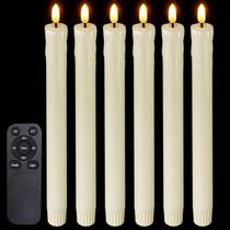 Lamp CANDLE CHOICE Flameless Taper Candles, 24 cm, pacote com 6 Lamp CANDLE CHOICE Flameless Taper Candles, 24 cm, pacote com 6