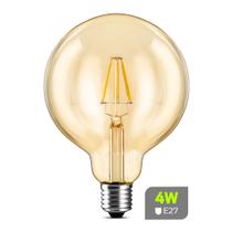 Lamp filamento de led globo g95 4w ambar 2200k bivolt