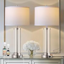 Lamp QiMH: conjunto de 2 portas USB de controle de toque, reguláveis em 3 vias Lamp QiMH: conjunto de 2 portas USB de controle de toque, reguláveis em 3 vias