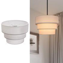 Lamp Shade EDISLIVE de linho de tambor de 3 camadas para luminária de chão pendente Lamp Shade EDISLIVE de linho de tambor de 3 camadas para luminária de chão pendente