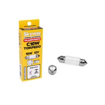 Lampa Automotiva Torpedo Curta 12V 10W BASE SV8.5-8 Lampa Automotiva Torpedo Curta 12V 10W BASE SV8.5-8