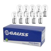 Lâmpada 1 Polo 12v 21w Super Pingão Gauss GL7505 10 Unidades Lâmpada 1 Polo 12v 21w Super Pingão Gauss GL7505 10 Unidades