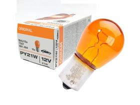Lampada 1 polo ambar py21w/12v osram 7507