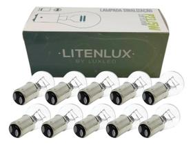 Lampada 1034 2 Polos Pino Desencontrado Reto 12V 21/5W BAY15D 10 Unidades Lampada 1034 2 Polos Pino Desencontrado Reto 12V 21/5W BAY15D 10 Unidades