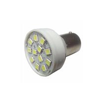 Lampada 1141 Ba15S-21 12 Leds Branco 24V caixa 10 Pcs 3 5W Lanterna Dianteira Traseira Freio Re Seta