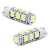 Lâmpada 13 Leds Esmagada Grande (Pingo) Smd T10 5050 Par