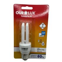 Lâmpada 2u Eletrônica Compacta 7w 127v 2700k (BM) - Ourolux