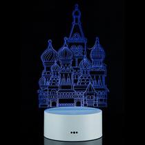 Lâmpada 3D Creative Dreamy Plug-In Lâmpada de cabeceira de quarto LED Lâmpada 3D Creative Dreamy Plug-In Lâmpada de cabeceira de quarto LED