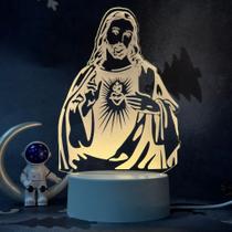 Lâmpada 3D Creative Virgin Mary Plug-In Bedroom Cabeceira LED Lâmpada 3D Creative Virgin Mary Plug-In Bedroom Cabeceira LED