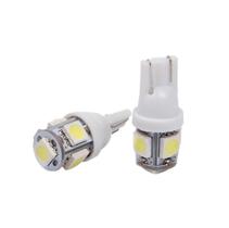 Lâmpada 5 Leds Esmagada Grande Pingo Smd T10 5050 Par
