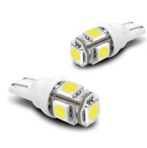 Lampada 5 leds pingo T10 branca 12 v par