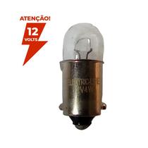 Lâmpada 69 halógena miniatura t4w 12volts 4w ba9s 1 polo Lâmpada 69 halógena miniatura t4w 12volts 4w ba9s 1 polo