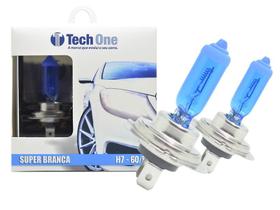 Lâmpada 8500k Par Super Branca Tip Xenon Tech One H1 H3 H4 H7 H8 H9 H11 H16 H27 HB3 HB412v 55w