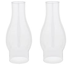 Lâmpada a óleo Ciata Victorian Hurricane Chimney Glass 21 cm 2Pk