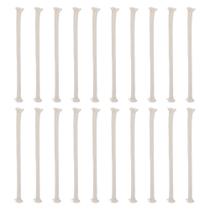 Lâmpada a óleo Wicks SWATOM 1/4 de algodão redondo, 20 unidades para tochas Tiki