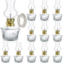 Lâmpada a óleo Yexiya Vintage Glass Kerosene Lamp, conjunto de 12 unidades Lâmpada a óleo Yexiya Vintage Glass Kerosene Lamp, conjunto de 12 unidades