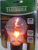 Lampada A60 Com FLICKER Efeito Chama 127V 2W E27 TASCHIBRA Lampada A60 Com FLICKER Efeito Chama 127V 2W E27 TASCHIBRA