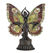 Lâmpada Accent Meyda Tiffany Butterfly Lady 17 cm de altura