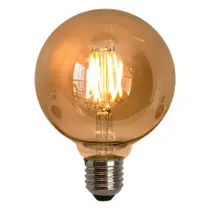 Lâmpada Âmbar De Led Filamento Bulbo Retrô 4W G95 Embuled