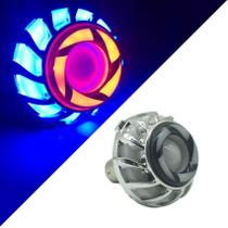 Lâmpada Angel Eyes 2 Polos Projetor RGB/Strobo para Motos
