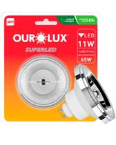 Lâmpada Ar111 Led 11w Bivolt Gu10 24 Graus Cor da Luz Branco Frio 6500K Ourolux Lâmpada Ar111 Led 11w Bivolt Gu10 24 Graus Cor da Luz Branco Frio 6500K Ourolux