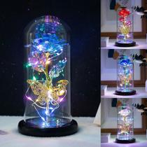 Lâmpada artificial Galaxy Rose OMKARSY Rose Light com borboleta - Generic