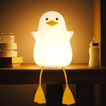 Lâmpada Attivolife Duck Night Light Kids Silicone USB