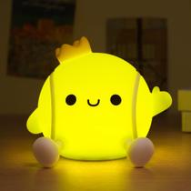 Lâmpada Attivolife Tennis Night Light Silicone 15 cm recarregável Lâmpada Attivolife Tennis Night Light Silicone 15 cm recarregável